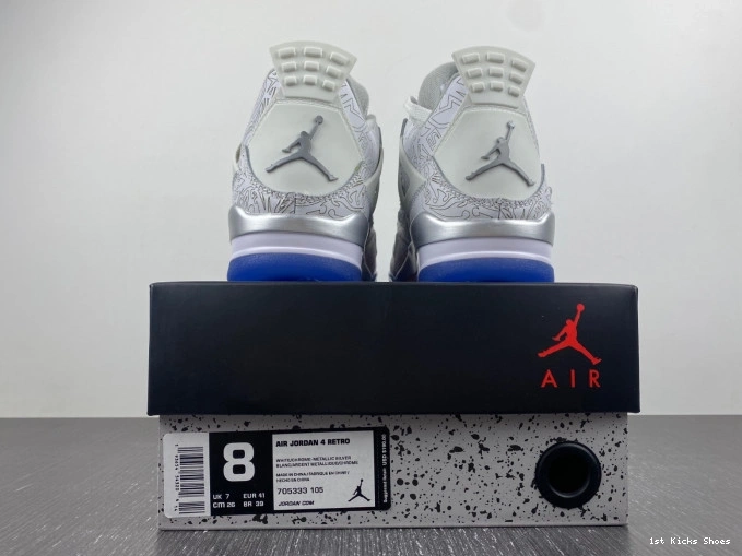 1st Kicks Shoes 705333-105 30th 4 Jordan Retro Laser Anniversary 0712